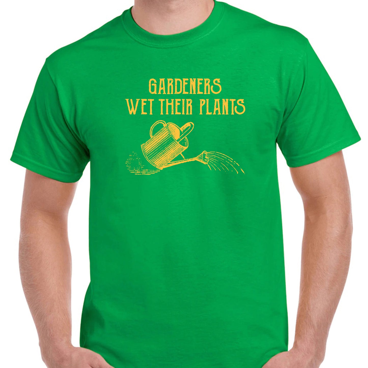 Gardeners Wet Their Plants