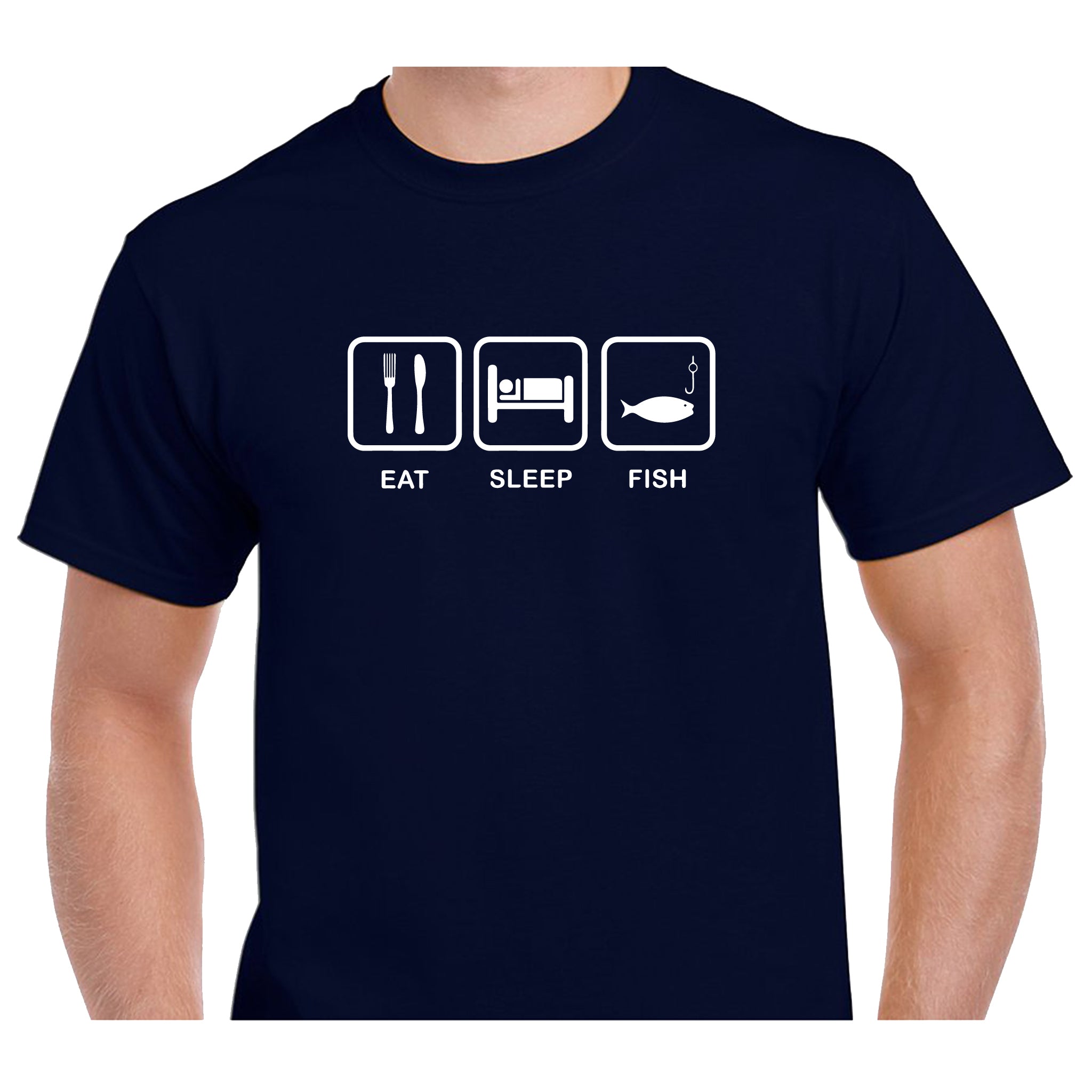 Eat Sleep Fish T-Shirt –