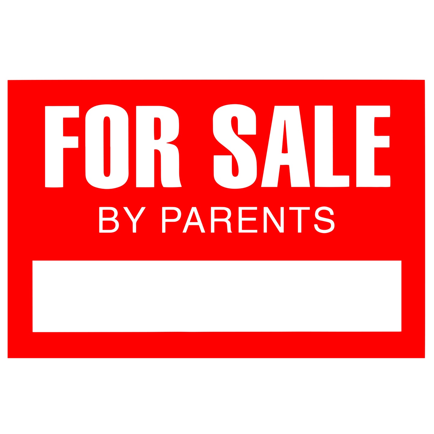 For Sale By Parents